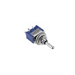 SPDT Mini Toggle Switch - 3 Position - ON/OFF/ON - Blue - Australian Parts Supplier, Guitar Amplifiers and Effects 